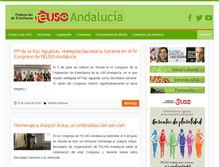 Tablet Screenshot of feusoandalucia.es